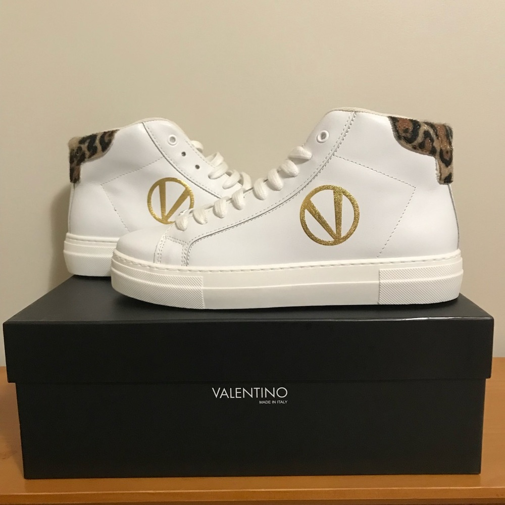 Valentino White High Top Sneaker - NWB
